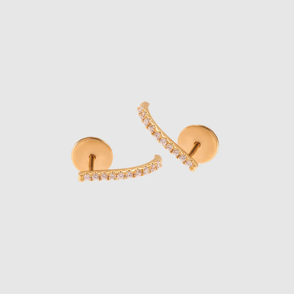 22K Gold (1.847g) Ear Stud